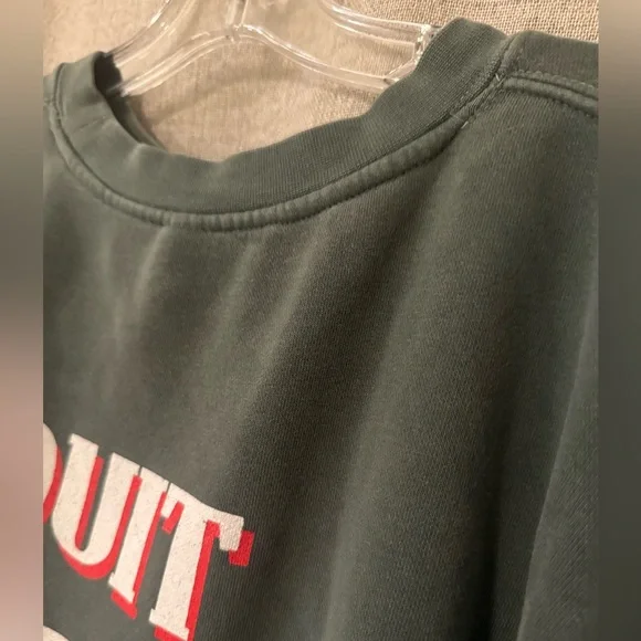 Living Fully Santa Sweatshirt “Quit Bein’ Ugly” | XL - Picture 6 of 6